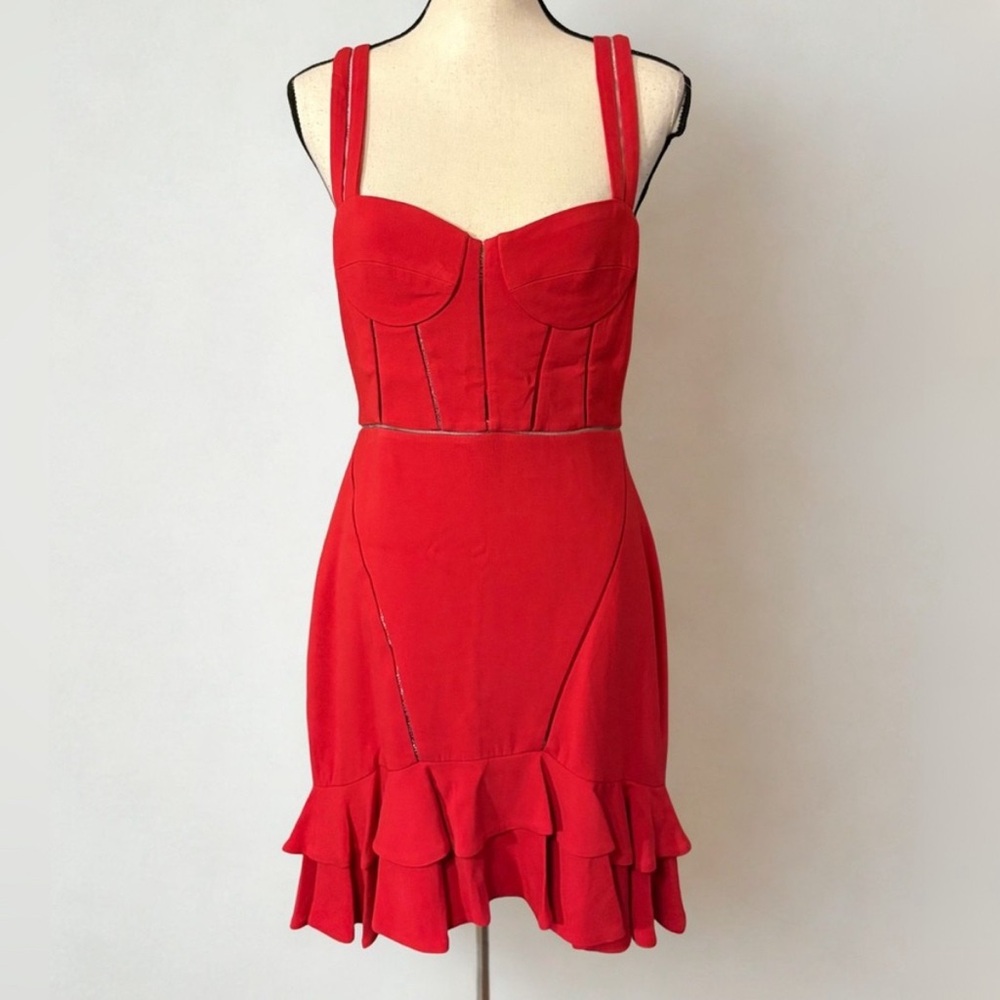 Jonathan Simkhai Red Mini Dress